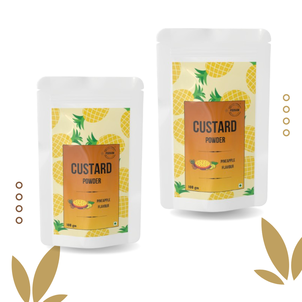 Custard Powder - Pineapple Flavour - 100gm - Pack of 2